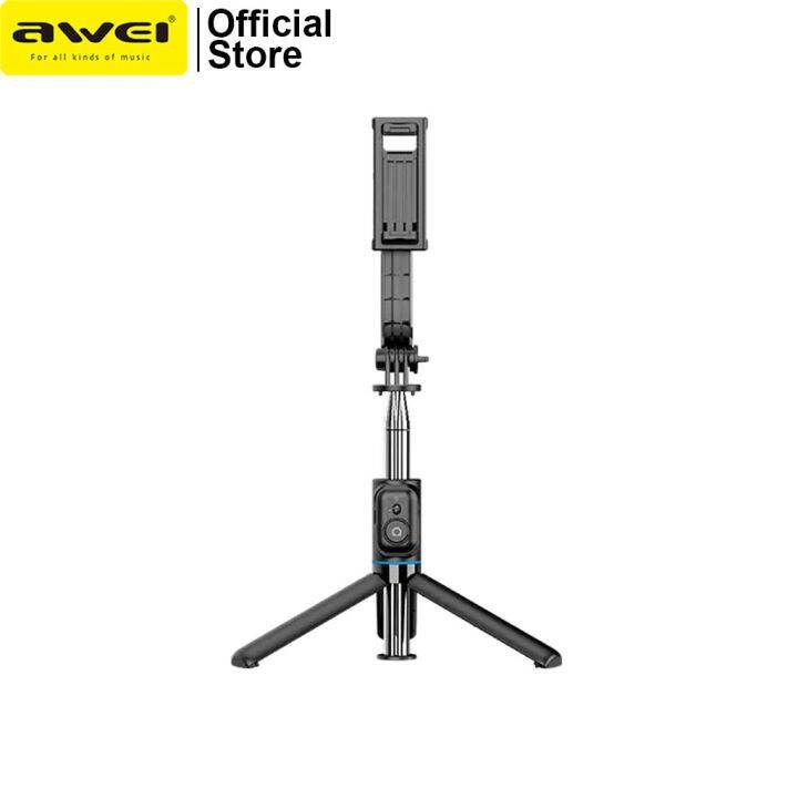 AWEI XS1 Detachable Wireless Selfie Stick Tripod with Remote Control