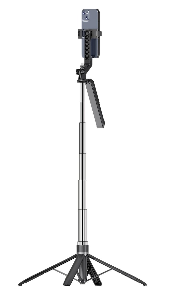 B18 Handheld Foldable Selfie Stick & Floor Tripod Stand with Remote